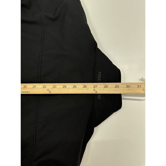 Free Country Mens Jacket Size Small 34-36 Black Fleece Lined Zip Up Soft Shell - Picture 13 of 14